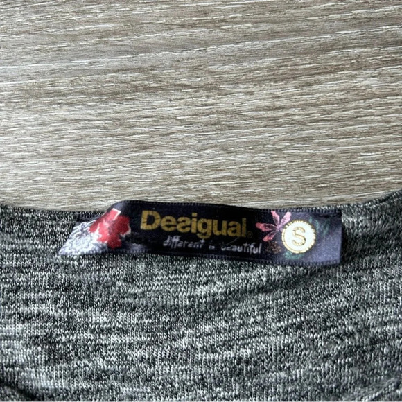 Desigual Regina Criss Cross Front Pullover Jumper Shirt - Picture 6 of 13